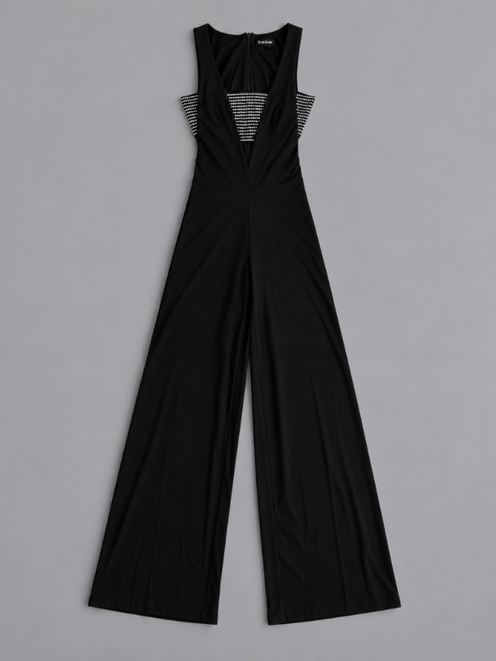 Bebe Rhinestone Jumpsuit – Size XXS